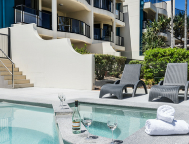 Spinnaker Quays pool Spinnaker Quays Mooloolaba accommodation pool